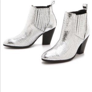 Zadig & Voltaire Jermaine Metallic Booties